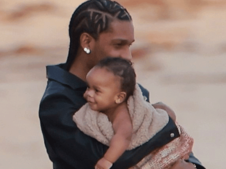Rihanna and A$ap Rocky Baby Photoshoot
