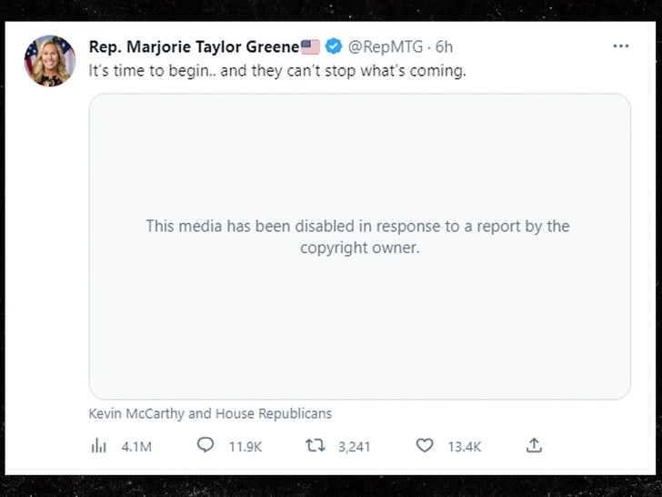 marjorie taylor greene tweet