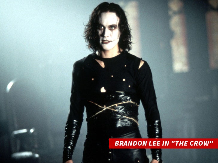 Brandon Lee in "The Crow" sub