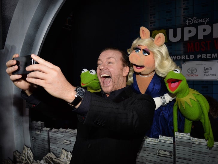 Celebs With Muppets