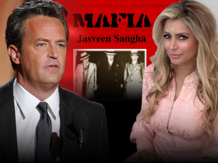 Matthew Perry and Jasveen Sangha