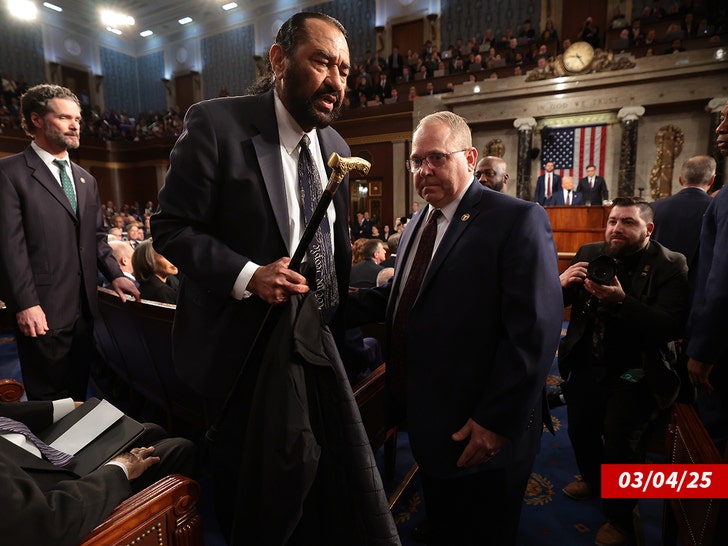 Al Green Trump se dirige al Congreso