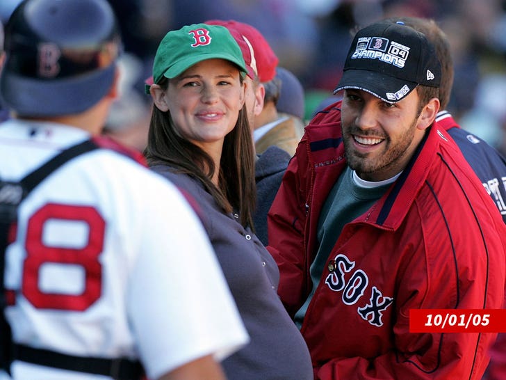 ben affleck jennifer garner red sox game sub 2