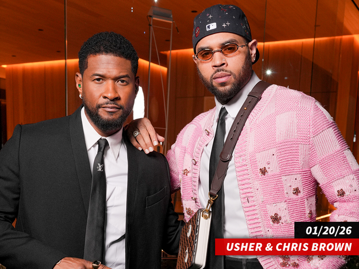 sub usher chris brown getty