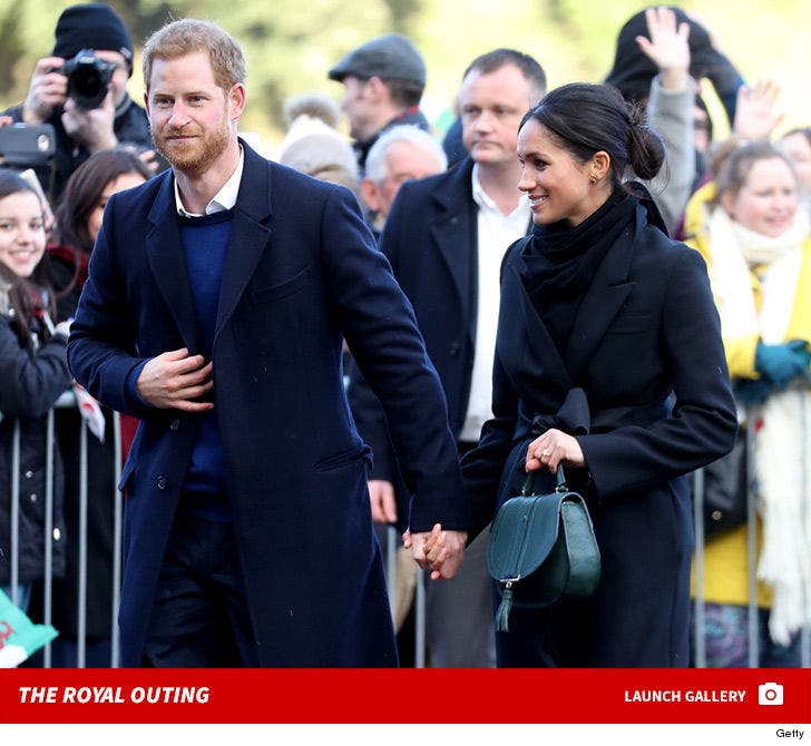 Prince Harry and Meghan Markle Visit Cardiff Castle