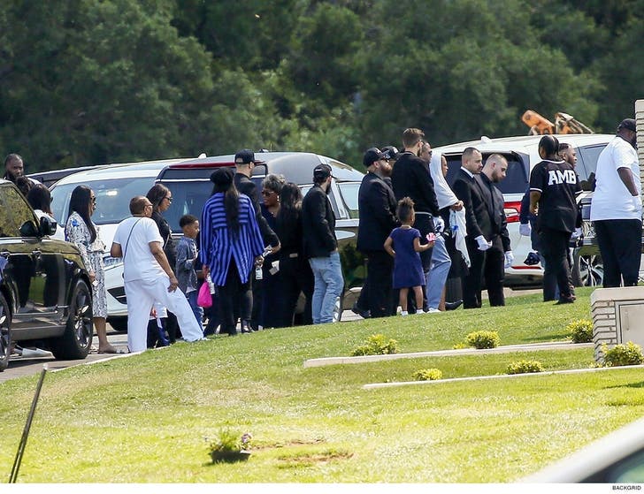 Lauren London, Nipsey Hussle's Family Front and Center at Funeral