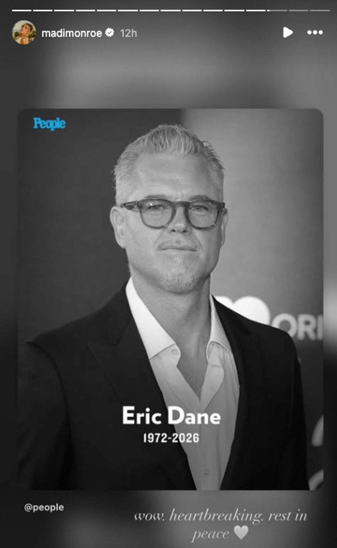 Eric Dane Social Media Tributes 4