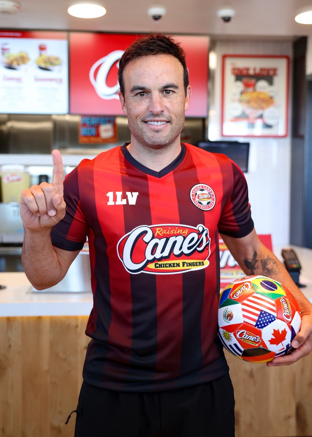 Landon Donovan Raising Canes 9