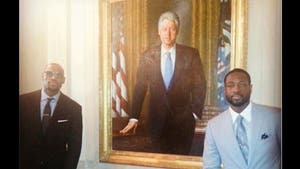 LeBron James & Dwyane Wade -- Bill Clinton's an Honorary Brother
