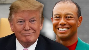 Donald Trump Awarding Tiger Woods with Presidential Medal of Freedom