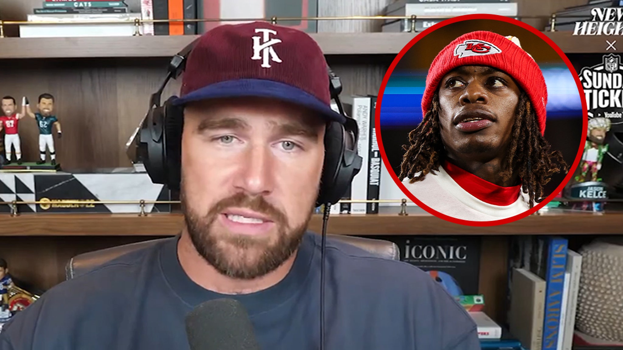 Travis Kelce Laments Injuring Xavier Worthy, ‘I Felt Like S***’