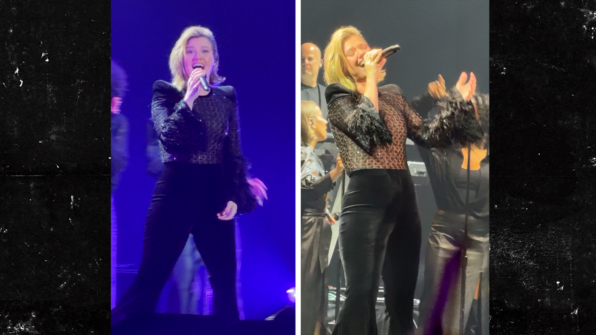 Kelly Clarkson Hits The Stage For First Show Amid Toy Bird Drama