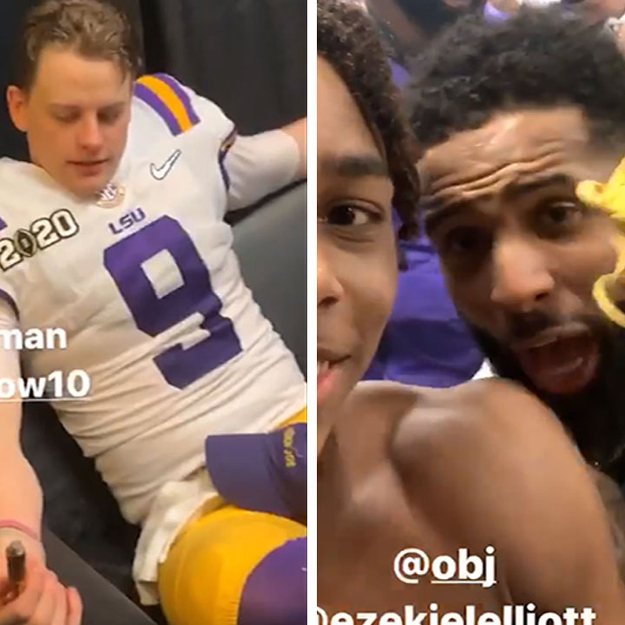 Watch Joe Burrow enjoy a victory cigar after winning the CFP national title  [VIDEO] - DraftKings Network