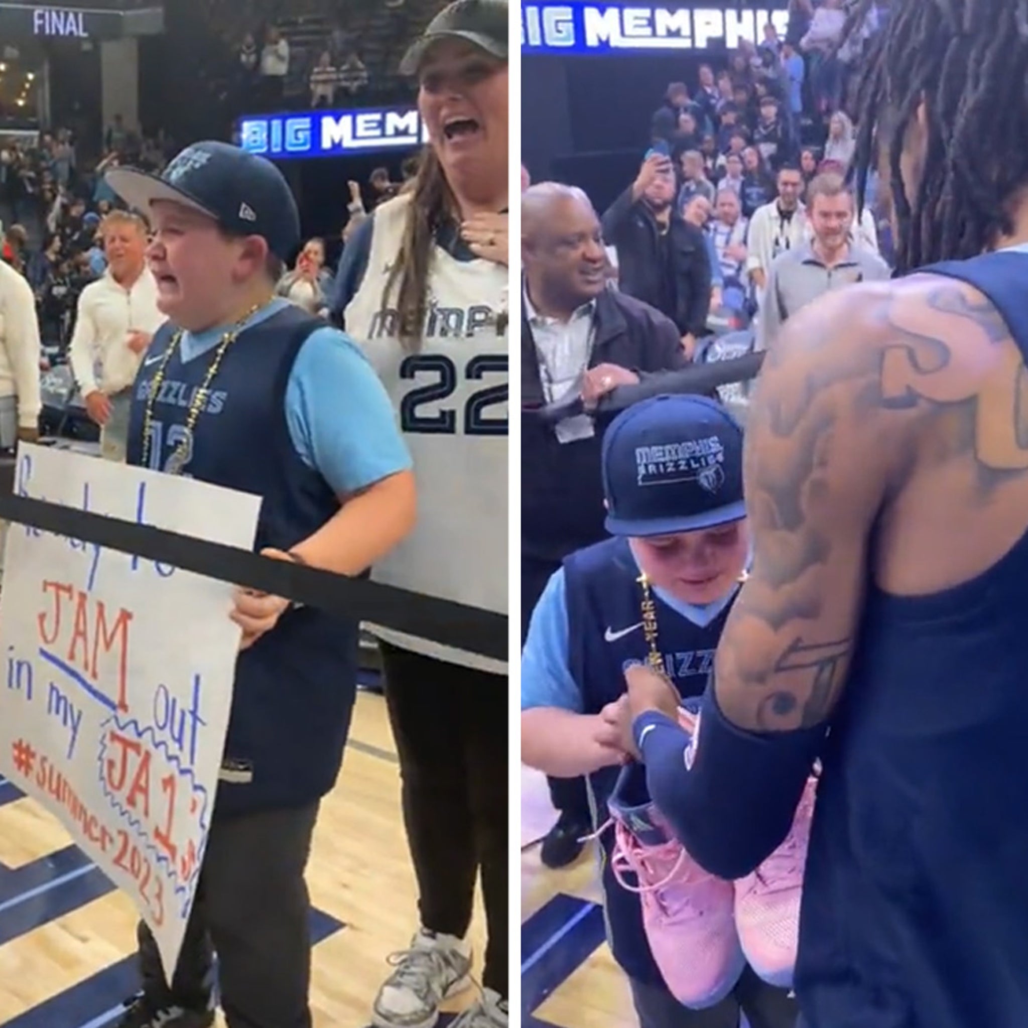 Morant gives signature shoes to boy after Grizzlies beat Sacramento