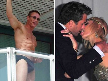 Jean Claude and Paris Hilton