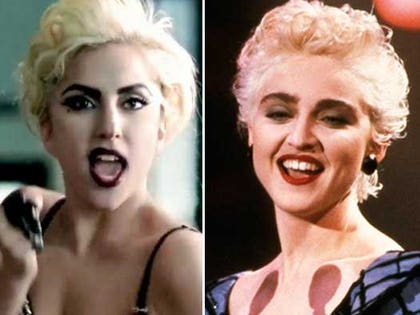 Lady Gaga and Madonna