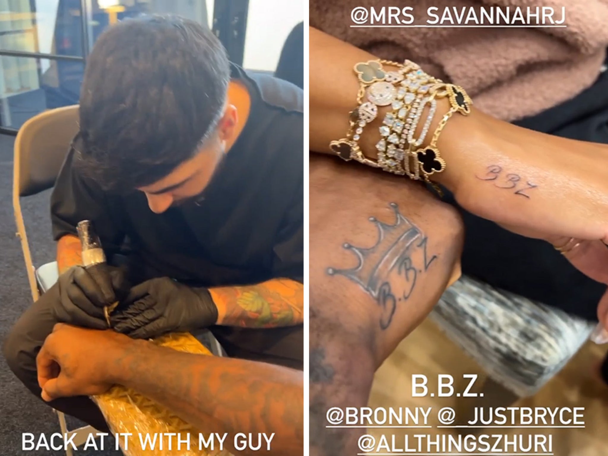 LeBron James Wife Get Matching Hand Tattoos To Honor Their 3 Kids