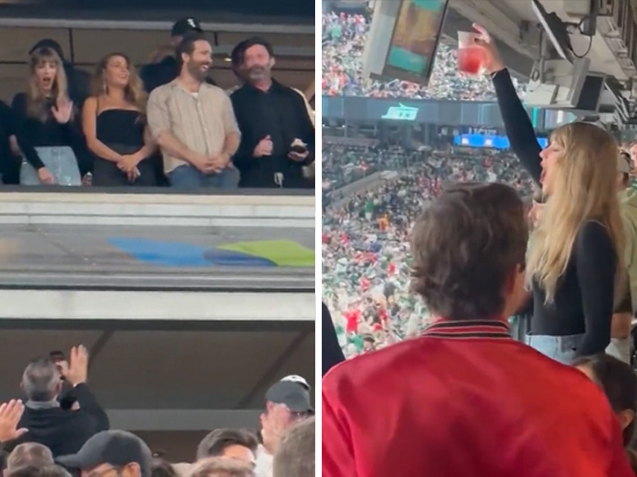 Watch Taylor Swift and Travis Kelce Leave MetLife Stadium