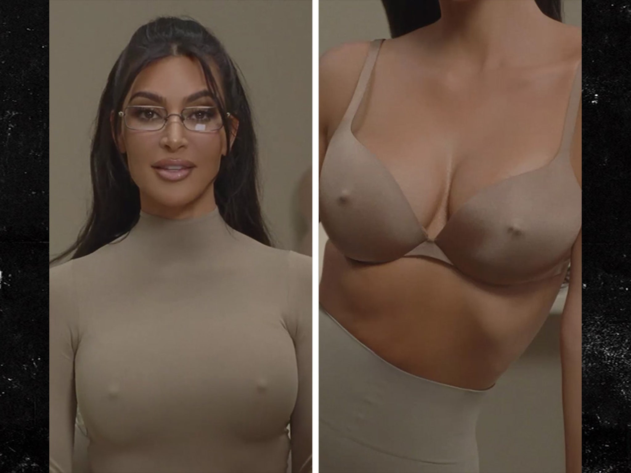 Kim Kardashian Introduces SKIMS Bra with Built-In Nipple