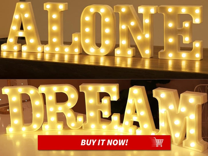 big light up letters