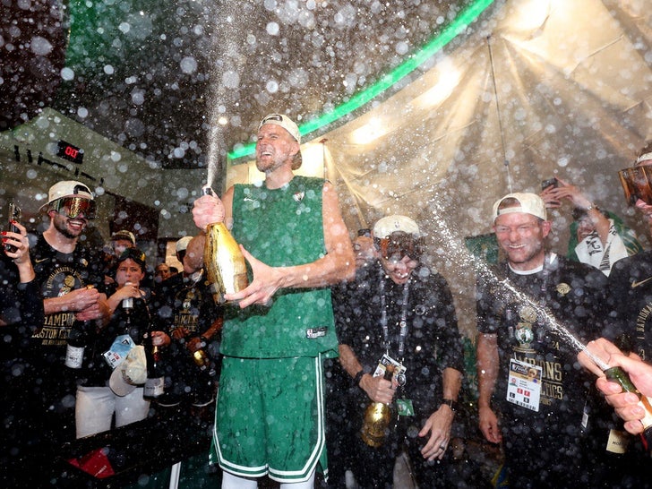 Boston Celtics Celebrate 2024 NBA Finals Win