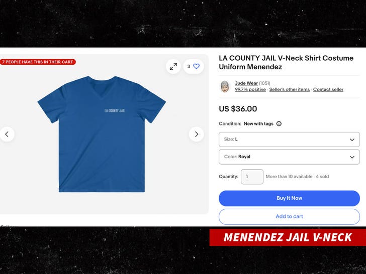 Menendez Jail V-neck