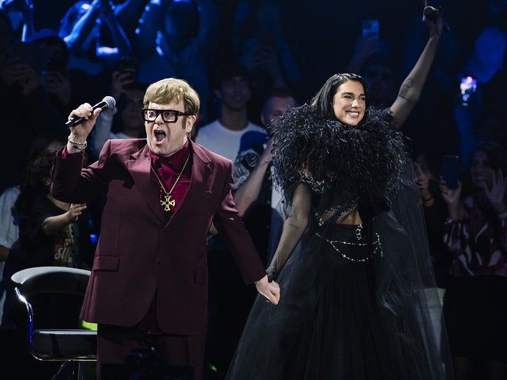 Dua Lipa And Elton John Performing Together