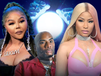 lil kim  Charlamage nicki minaj getty 1
