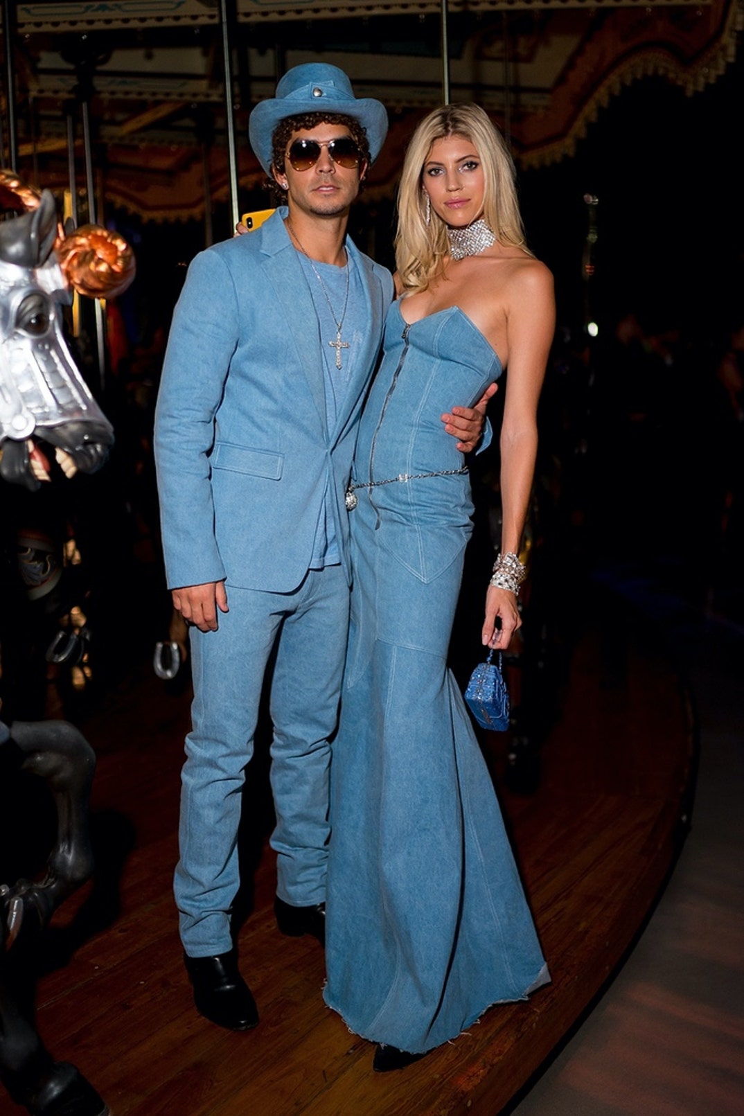 Jonathan Barbara and Devon Windsor as Justin Timberlake and Britney Spears