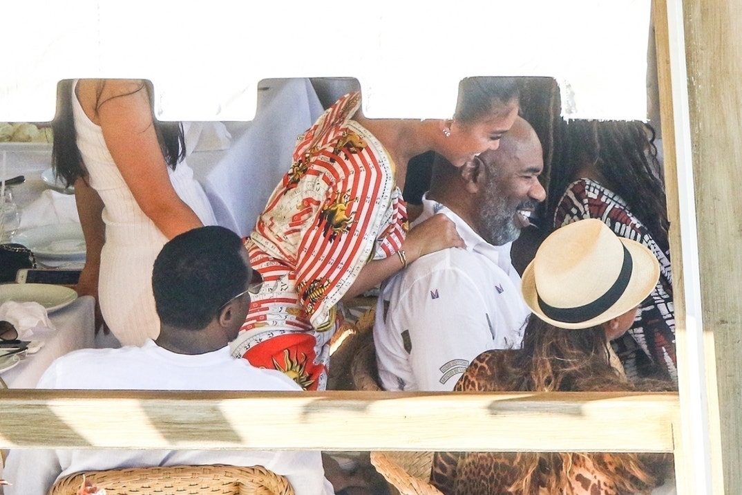 Diddy and Lori Harvey Have Dinner With Steve Harvey