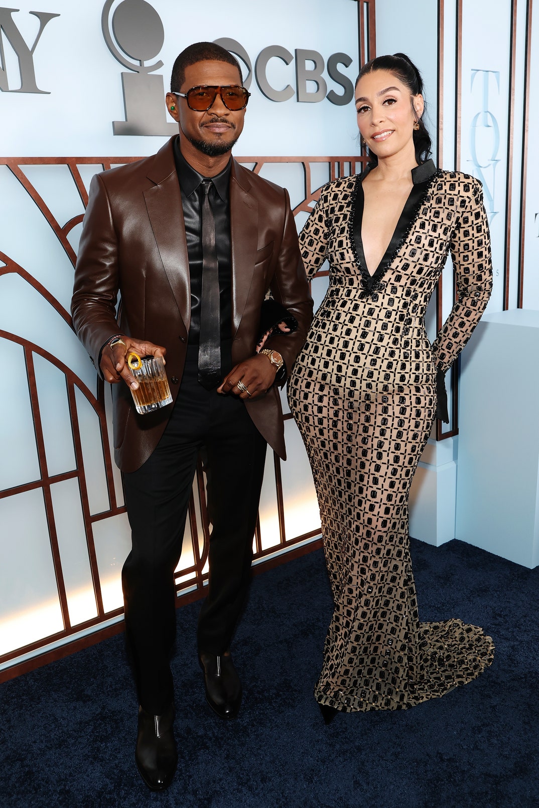 Usher and Jennifer Goicoechea Raymond