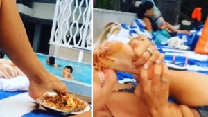 S.I. Swimsuit Model Nina Agdal -- Foot Fetish for National French Fry Day (VIDEO)