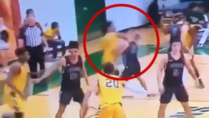NCAA Hoops Player Suspended For Violent Elbow Cheap Shot During Game