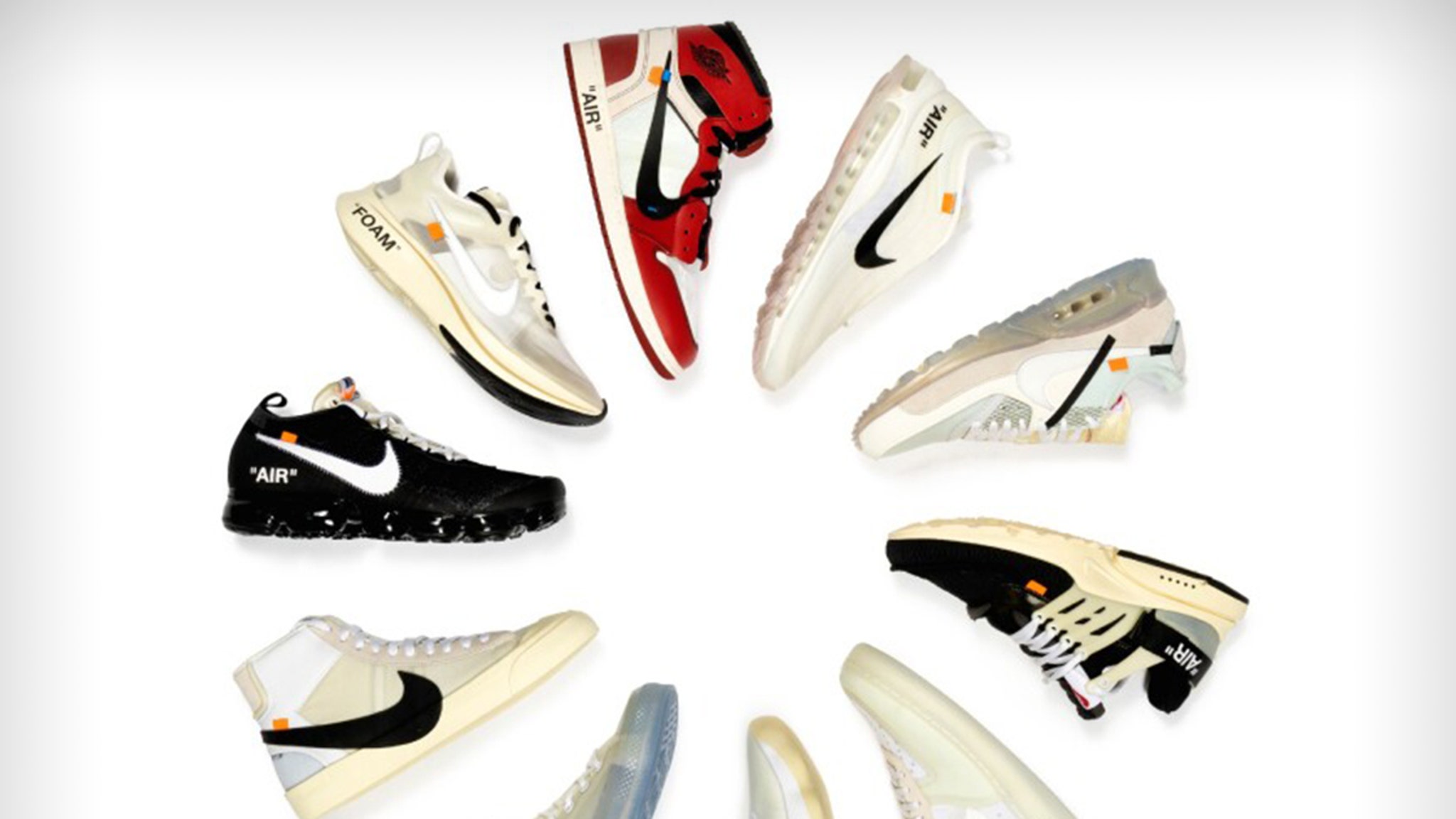 collection off white nike