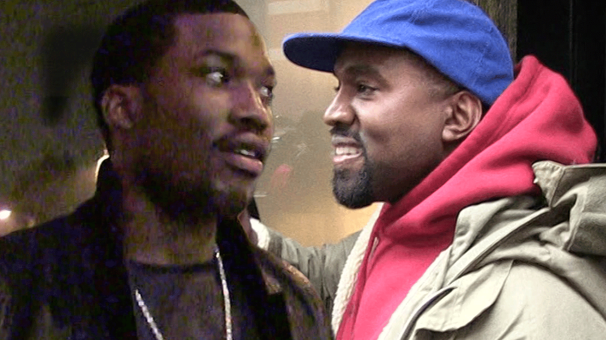 Meek Mill Responds to Kanye Laughing at Thought of Him on Clubhouse
