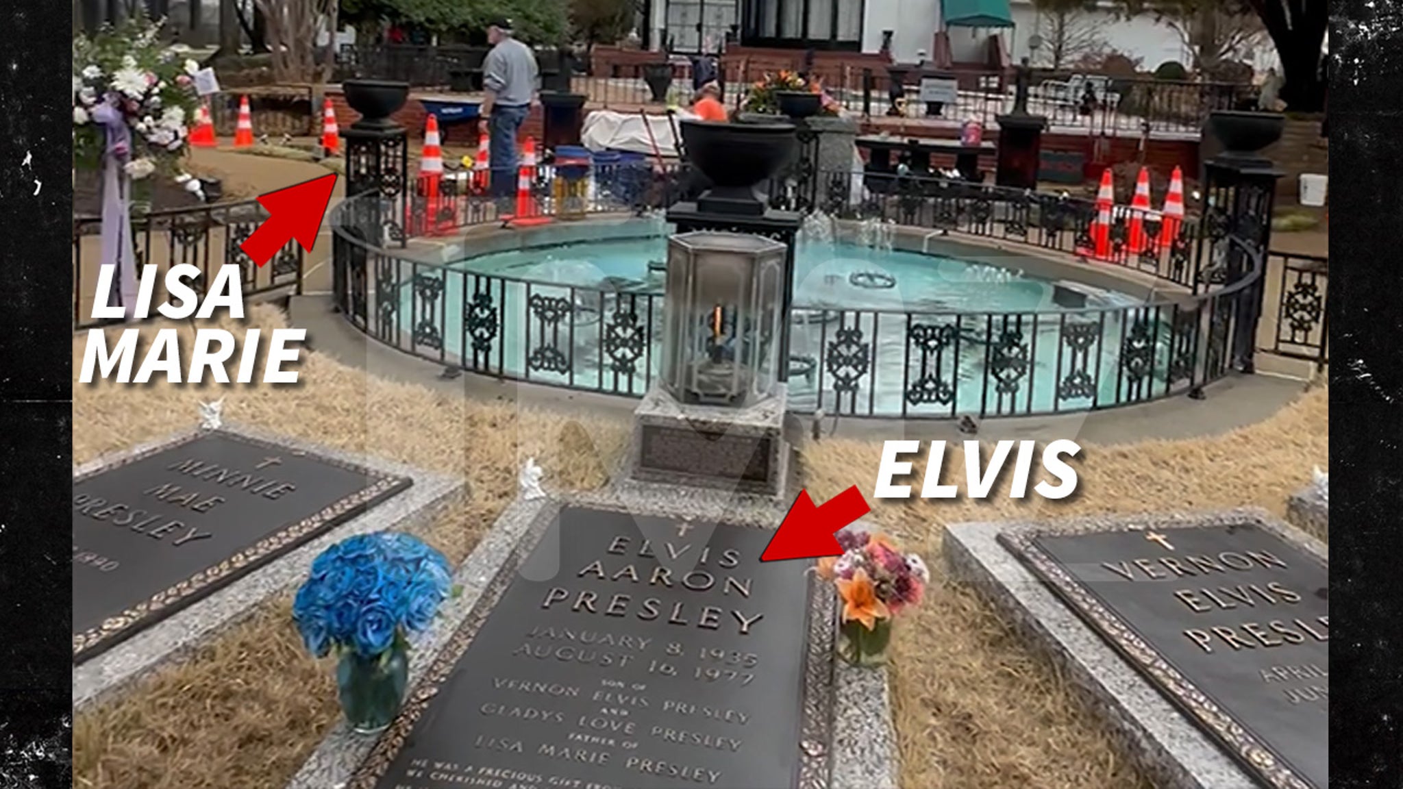 Lisa Marie Presley's Grave Being Prepared at Graceland, Near Elvis' Plot