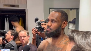 LeBron James Locked In On Bronny's USC Game During Interview, 'Shoot It!'