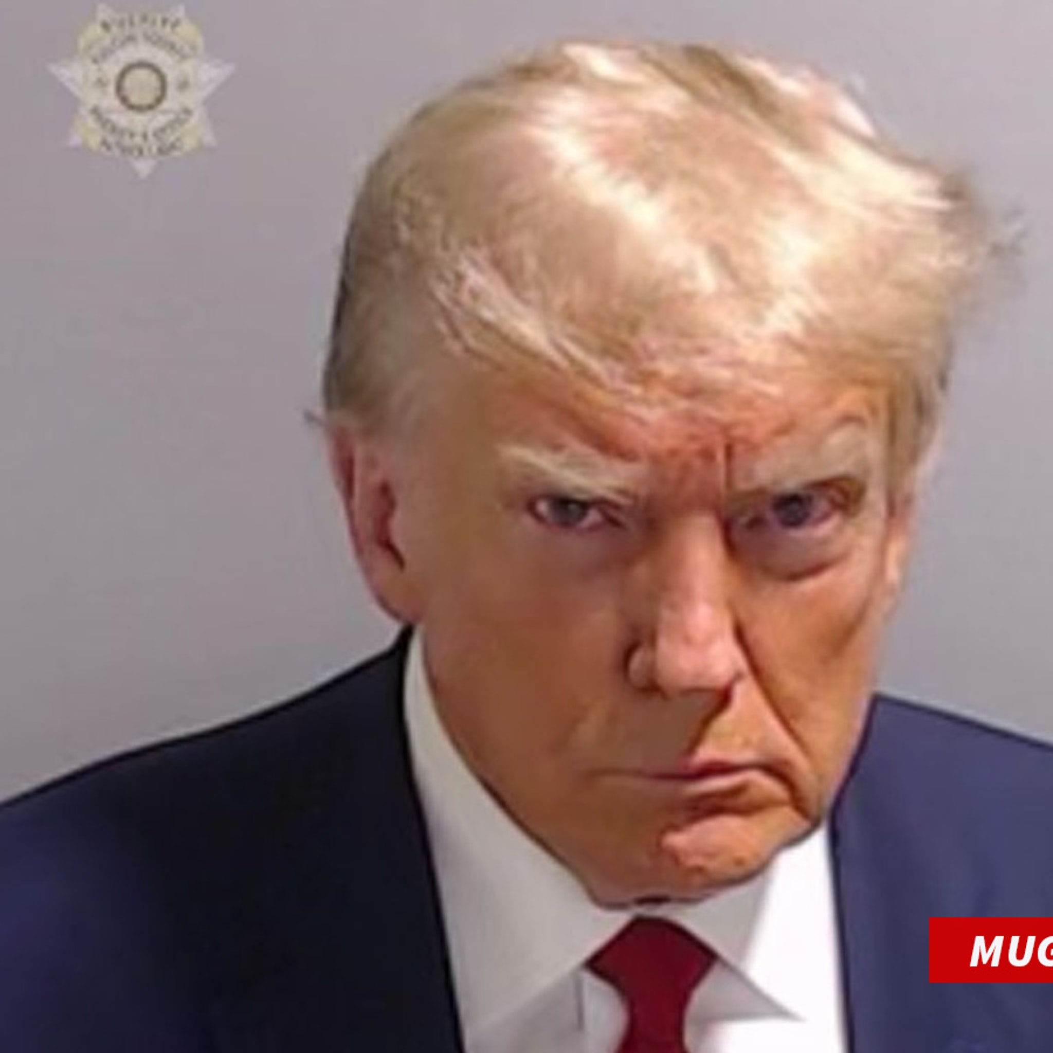 Donald Trump Mug Shot Released After Surrender In Georgia Election Case ...