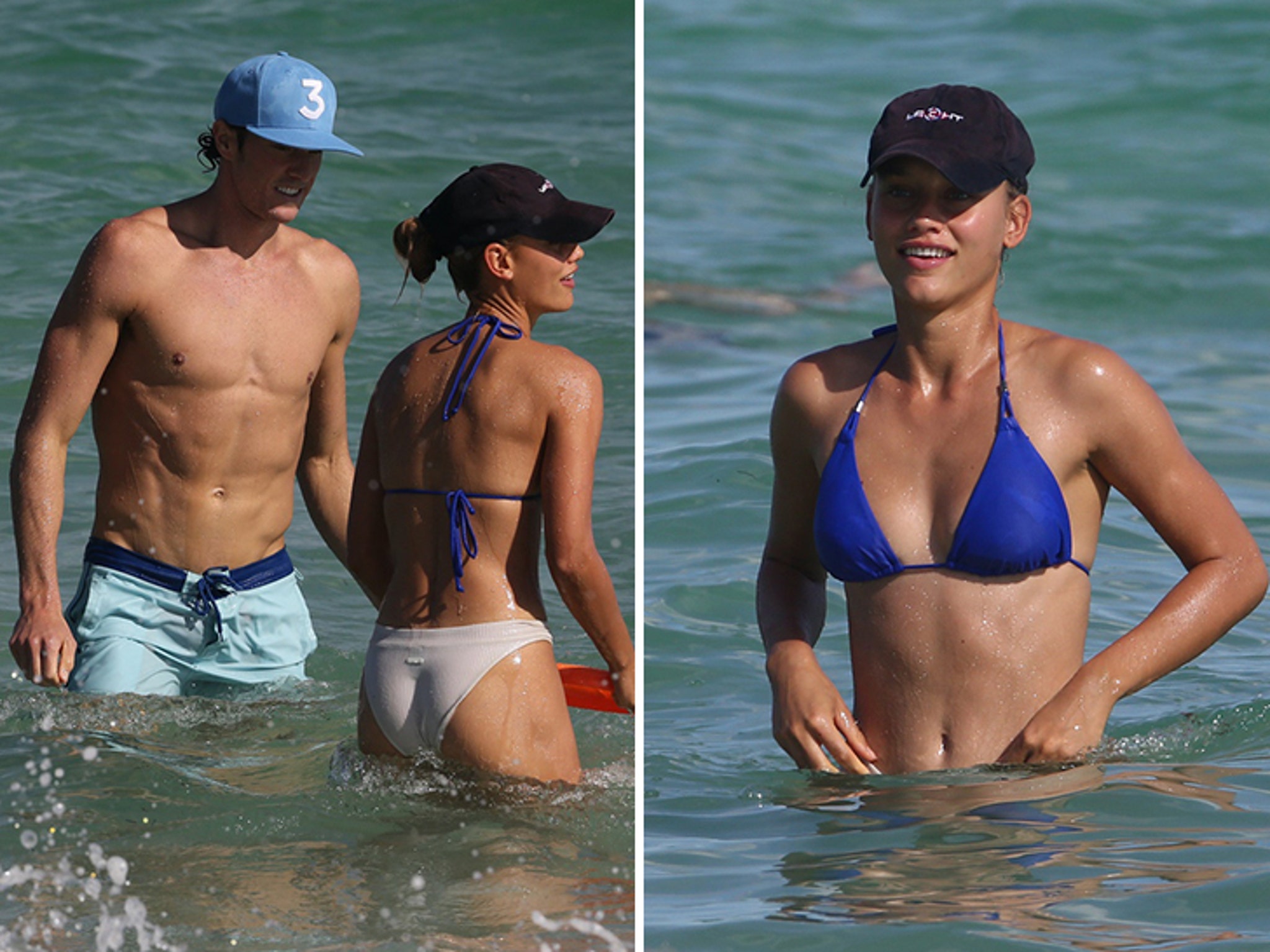 SI Model Chase Carter And Olympian BF Flaunt Abs & Ass In Miami