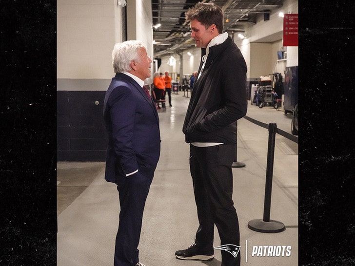 Tom Brady and Robert Kraft