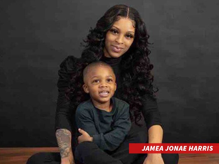 Jamea Jonae Harris and son