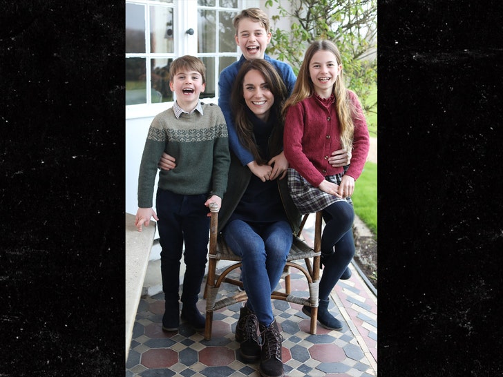 Editar fotos de Kate Middleton y sus hijos.