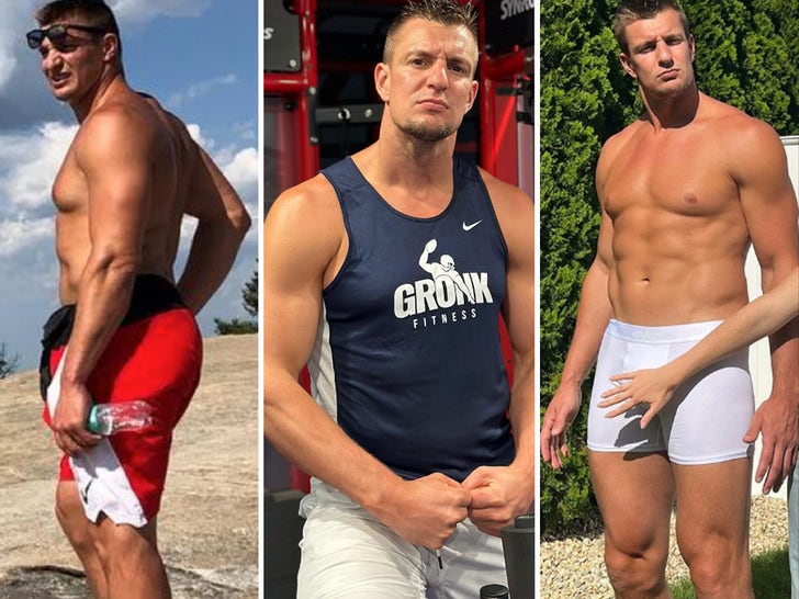 Rob Gronkowski's fragmented shots