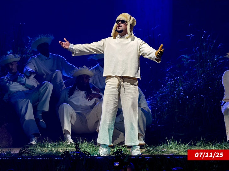 bad bunny performing san juan puerto rico getty 2