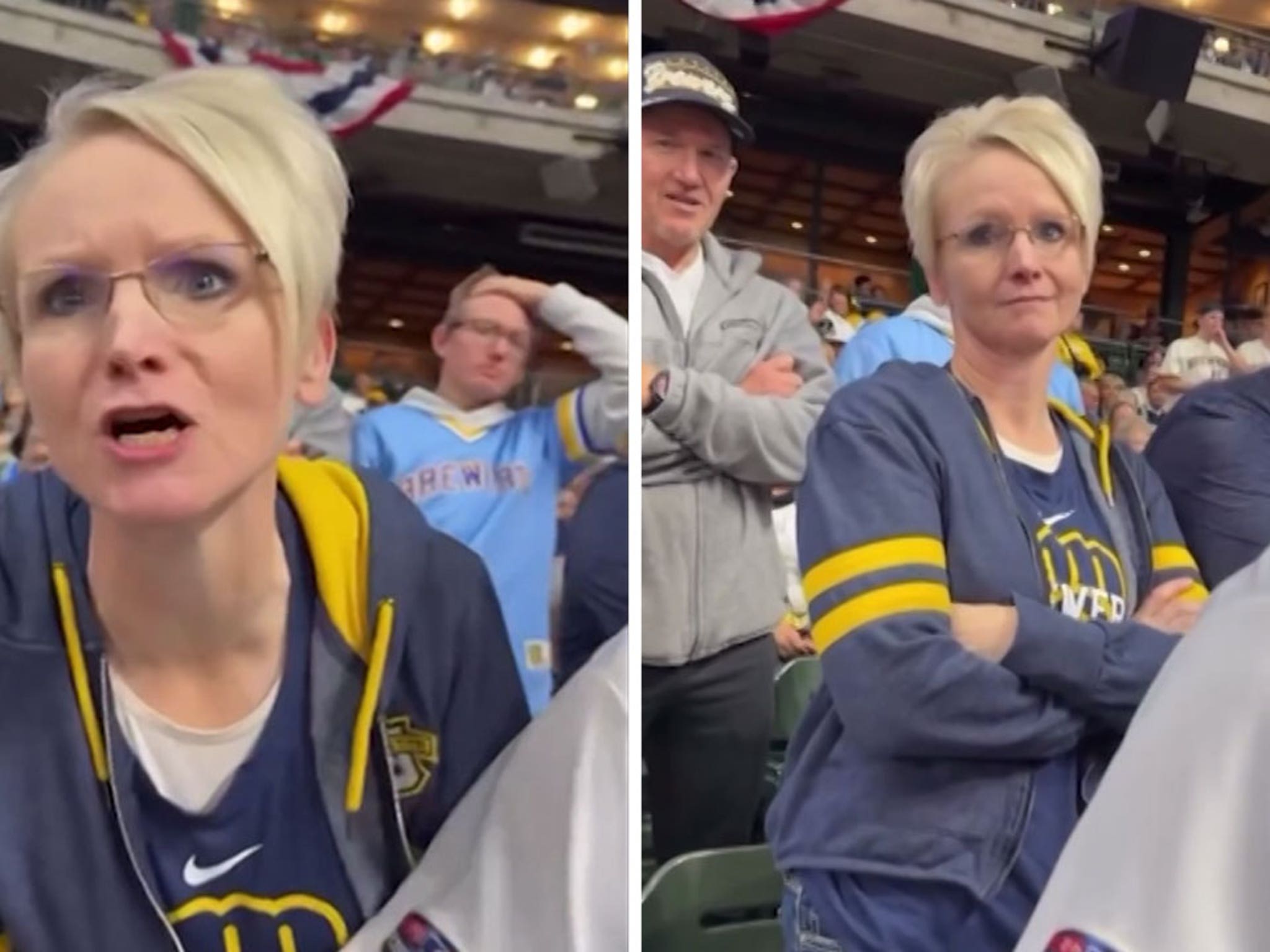 Brewers Fan Threatens to Call ICE on Dodgers Fan