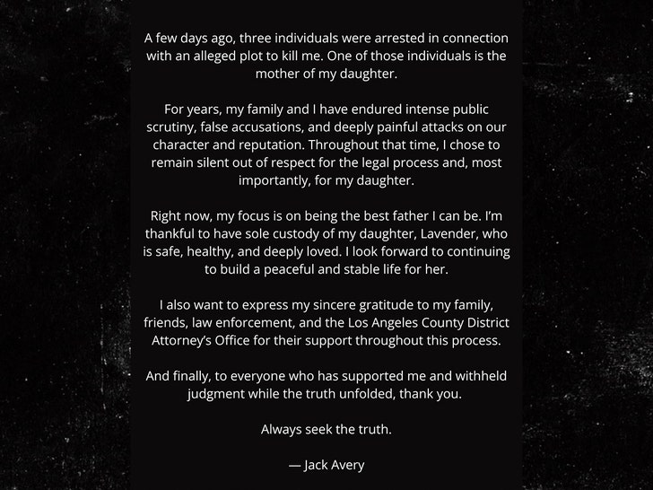 jack avery statement insta 1
