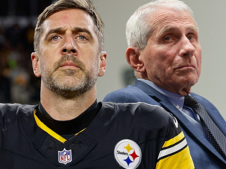 aaron rodgers dr fauci getty comp