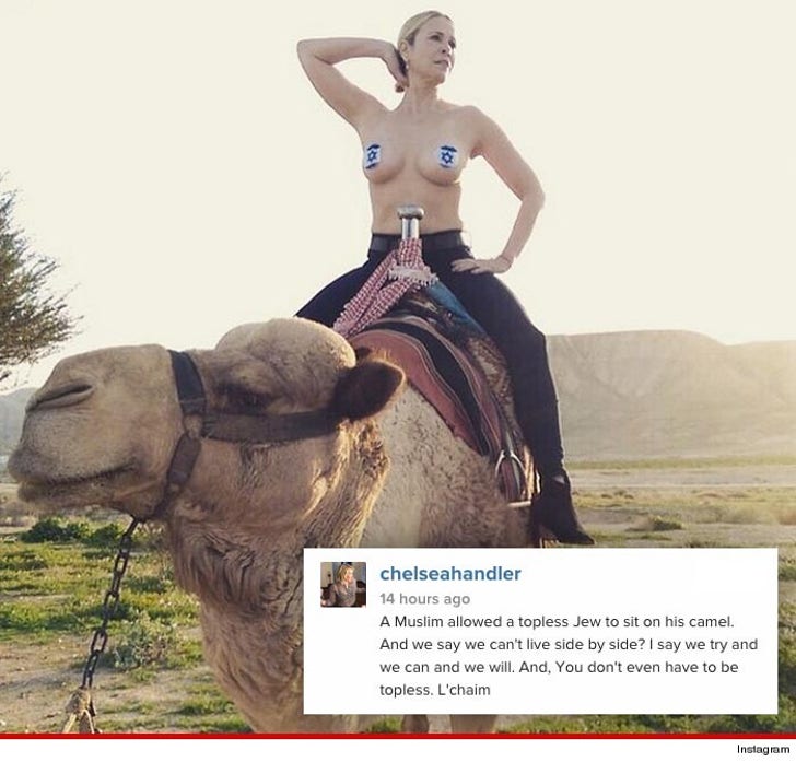 Chelsea Handler -- My Boobs Bring Peace To The Middle East