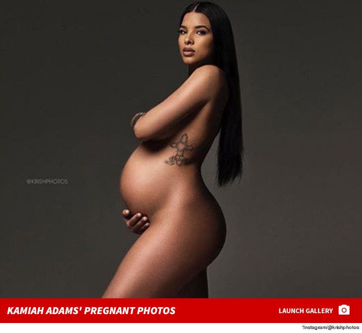Kamiah Adams' Pregnant Photos