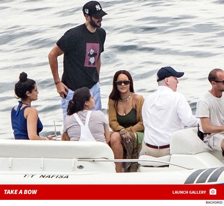 Rihanna and Hassan Jameel on a Yacht in Italy -- Take A Bow
